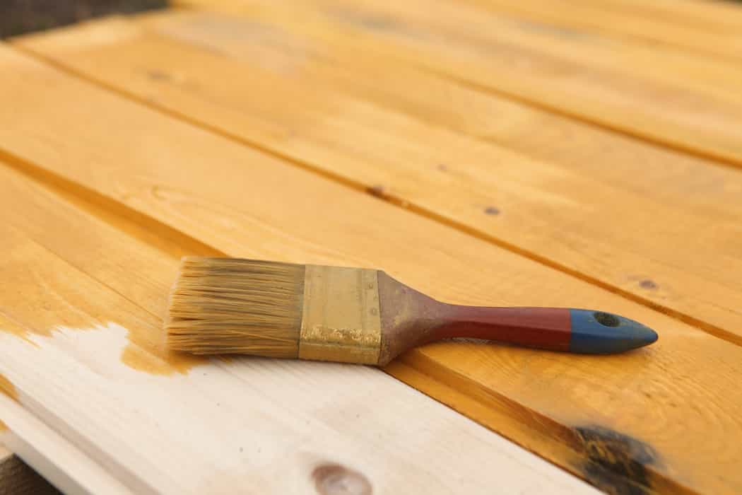 staining wood surfaces